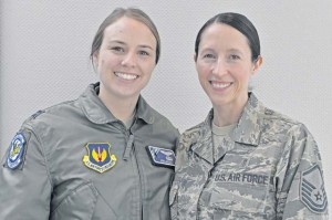 Capt. April Brown and Master Sgt. Karen Atiles