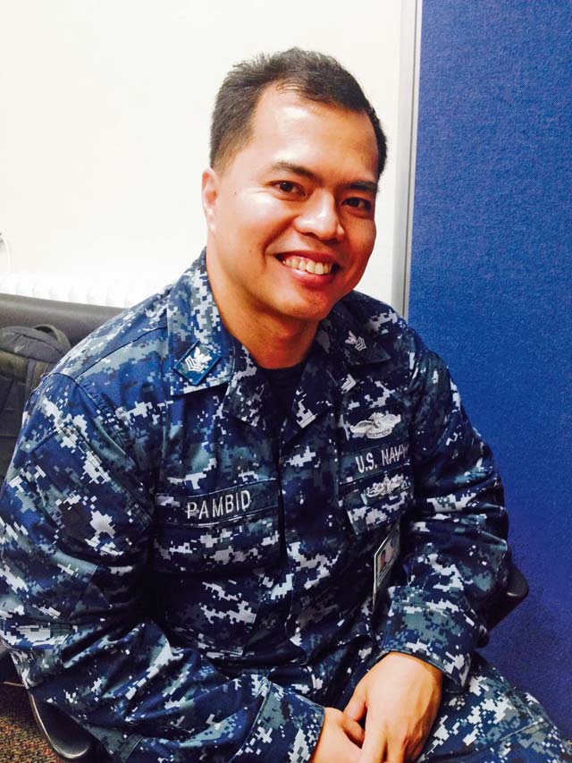 HM1 Pambid“I like how they sound like how we come together in the Philippines. It’s not very commercialized, and everybody is out to celebrate the season.”