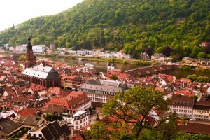 Courtesy photoThe City of Heidelberg is seen from Heidelberg Castle. Mark Twain admired this view during his stay there for three months in 1878. He was impressed by the views of the city from the  mountainside and the castle and described them in “A Tramp Abroad.”