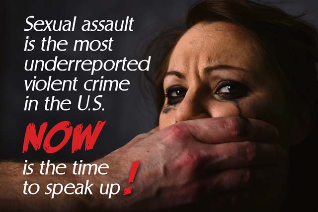 Photo illustration by Senior Airman Aaron-Forrest Wainwright According to the fiscal year 2011 Department of Defense annual report on sexual assault in the military, victim reports per 1,000 Air Force members were at 1.6. The same report states that only  14 percent (about one in six) of the estimated 19,000 victims actually reported their attack. The first response to any sexual assault scenario should be to contact the SARC at 480-7272.