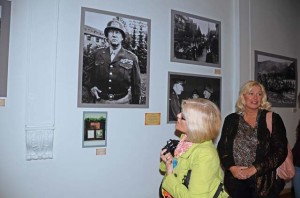Residents enjoy a first look at the Farewell Heidelberg multimedia exhibit June 1.