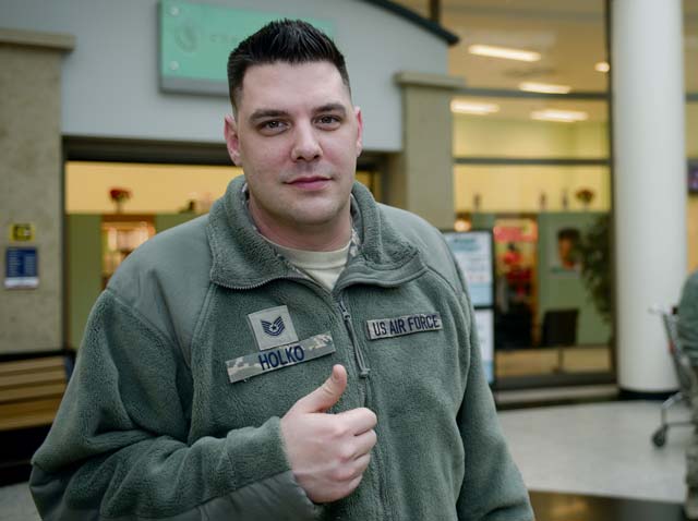 Tech. Sgt. Michael Holko, 86th Communications Squadron communication focal point NCOIC“To be a better father and husband.”