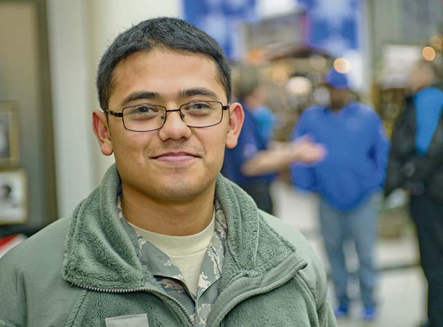 Airman 1st Class Alejandro Rojo, 450th Intelligence Squadron interactive broadcast system analyst“To further my travels and adventures.”