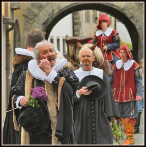 Photo courtesy of www.meistertrunk.deThe whole city of Rothenburg ob der Tauber takes part in the historic play “The Master Draught” June 6 to 8. 