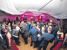 Photo by Staff Sgt. Steven PriceAir Force Ball attendees dance the night away Oct. 26 on Ramstein. Celebrating the 66th birthday of the Air Force, this year’s ball featured the U.S. Air Forces in Europe and Air Forces Africa Band. The band played various music selections, including a special performance dedicated to the 65th anniversary of the Berlin Airlift.