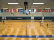 Courtesy photoThe Vogelweh Fitness Center recently renovated the basketball court to improve quality of life and safety.