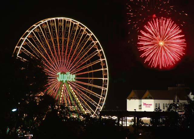 Courtesy photoFireworks displays are scheduled for tonight and the last day of Wurstmarkt, Sept. 22.