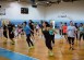 Participants dance to an upbeat mixture of workout songs during a Bokwa class March 20 on Ramstein.