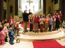 Photo by Stefan LayesPrior to the lantern procession in Ramstein-Miesenbach, a St. Martin’s 
worship service takes place at 6 p.m. Tuesday in the Catholic church.