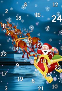 Courtesy photoAdvent calendars help count down the days until Christmas. Children open the first door Dec. 1.