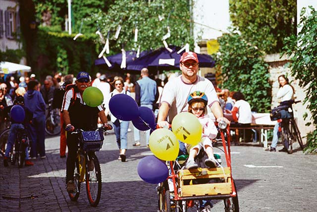 Courtesy photo  Riders, bikers and skaters have fun on car-free German Wine Street and in the communities along it 9 a.m. to  7 p.m. Sunday.