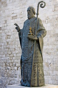 Courtesy photoA statue of Saint Nicholas is pictured here in Bari, Italy.