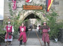 Courtesy photoGuards grant admission to the medieval market at Lichtenberg Castle near Kusel Saturday and Sunday.