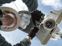 Photo by Airman Dymekre AllenAirman 1st Class Zachary Reinert, 786th Civil Engineer Squadron electrical systems technician, repairs the wires of a street lamp Feb. 6 on Ramstein. Members of the 786th CES work more than 480 man-hours per month to keep Ramstein’s street lights working properly.