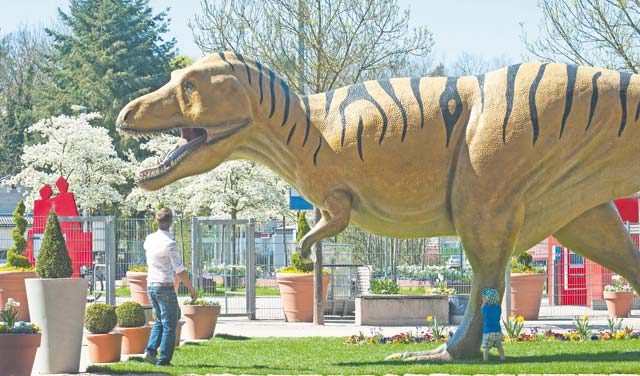 Courtesy photosVisitors can admire various dinosaurs at the Gartenschau Kaiserslautern.