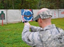 The 86th Security Forces Squadron conducted “Shoot, Move, Communicate” training Oct. 10 on Ramstein. The training is applicable to any high-risk situation, including but not limited to hostage scenarios and fire fights.