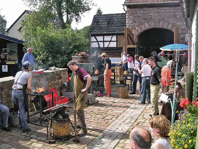 Courtesy photosVisitors of the charcoal burners and smithy fest in Trippstadt can watch craftsmen presenting their crafts and works Saturday and Sunday.