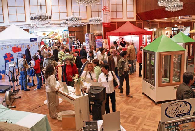 Courtesy photo Local and regional businesses and shops present their services and merchandise during the trade fair  Saturday and Sunday in Ramstein-Miesenbach.