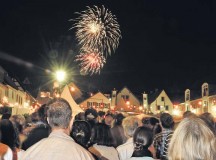 Visitors of the residence fest in Kirchheimbolanden, can enjoy a fireworks display closing out the event at 10:30 p.m. Monday.