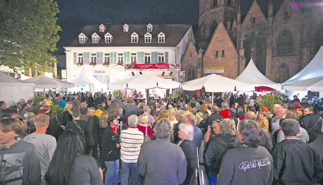 Visitors of the Barbarossa Fest can listen to various bands on several stages throughout Kaiserslautern’s city center Thursday to Sept. 7.