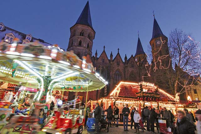 Photo courtesy of the City of KaiserslauternThe Kaiserslautern Christmas market presents a variety of vendors selling their merchandise and a merry-go-round through  Dec. 23.