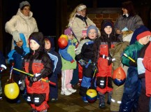 Courtesy photoChildren with lanterns walk in processions to honor St. Martin.