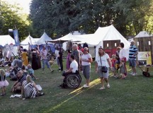 Visitors can enjoy a medieval atmosphere during the medieval market in Kaiserslautern’s Volkspark today to Sunday.
