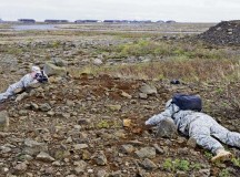 Photo by Sgt. Frank SanchezSgt. Benjamin Boggess, 21st Theater Sustainment Command broadcaster, films explosive ordnance disposal operations during a 16th Sustainment Brigade mission conducted Sept. 22, 2011, in Reykjavik, Iceland. Boggess captured a prestigious Department of Defense-level Thomas Jefferson Award for a radio news story he produced in the winter of 2013.