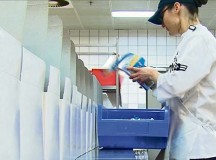 Courtesy photocompetes for top spot
Airman 1st Class Amanda Jolly, 786th Force Support Squadron service flight kitchen personnel, prepares meals Jan. 28 on Ramstein. The Jawbone Flight Kitchen, which services approximately 3,000 service members per month, is competing for the John L. Hennessy Award. In order to win in a category, the group competing must show excellence in food service management, readiness, quality in food, customer service, resource conservation, safety, and training.