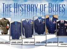Why so blue? History of Air Force service uniform
