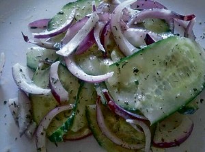 Herby Cucumber Salad