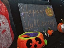 Photo by Airman 1st Class Jordan CastelanTrunks of cars are lined with Halloween decorations and candy at Donnley Park for the 2013 Halloween Trunk-or-Treat event on Ramstein. Trick-or-treating in the Ramstein and Vogelweh family housing complexes and the annual trunk-or-treat with carnival games will be held from 5 to 7 p.m. today at Donnelly Park.
