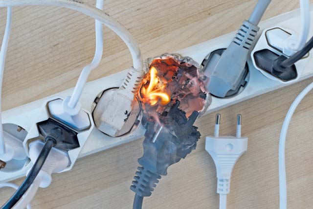 Be safe, avoid electrical fires