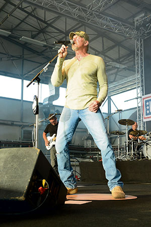 Adkins has performed for over 40,000 troops and their families during 10 USO tours in seven countries.