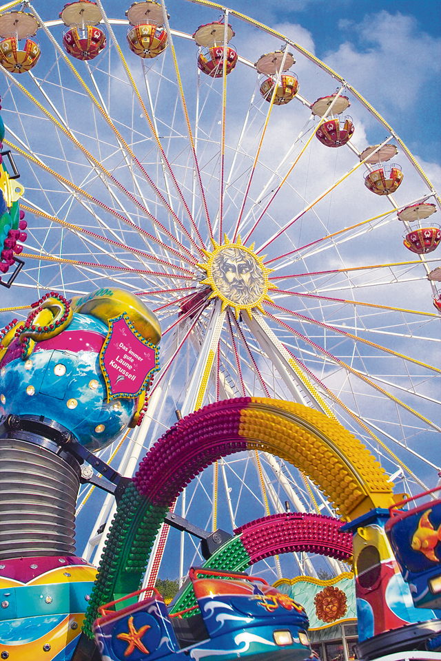 Courtesy photo by City of Kaiserslautern The May carnival offers a wide variety of rides and vendor's booths today through June 8 on Kaiserslautern’s Messeplatz fairgrounds.