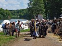 Courtesy photo
Actors in costumes present the life of the Middle Ages Saturday through Monday in Schönenberg at Ohmbach Lake.