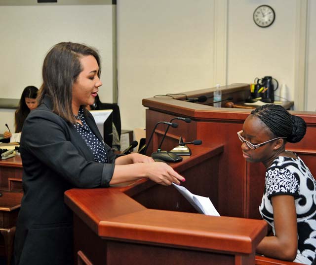 KHS students celebrate Law Day with mock trial