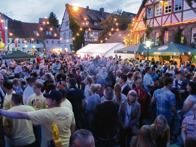 Courtesy photos Otterberg’s spring fest opens at 7 p.m. Saturday on Kirchplatz in front of the Abbey Church. The Music Association Harmonie from Otterberg will perform followed by the party band Favorits at 8:30 p.m.