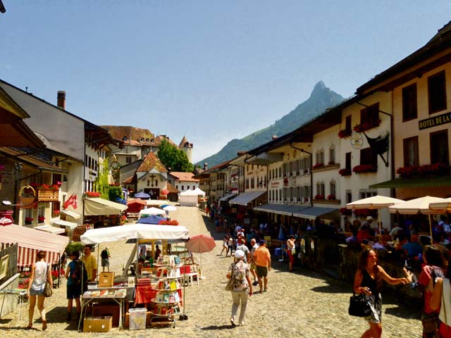 The town of Gruyere, Switzerland.