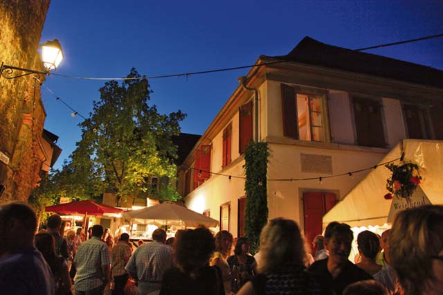 Courtesy photos The annual town wall fest offers musical performances and drinking and eating locations today to Sunday throughout the old part of Freinsheim.
