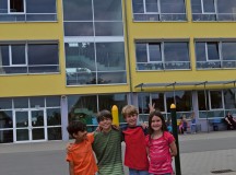 Courtesy photo
American children who attend German school in the village of Weilerbach. Many Americans choose German schools while stationed in Kaiserslautern not only for German language acquisition, but also for the highly regarded math curriculum and international experience.