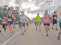 KMC members start the 86th Force Support Squadron’s annual Ramstein Half Marathon Aug. 15 on Ramstein.