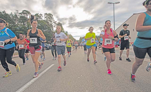 KMC members start the 86th Force Support Squadron’s annual Ramstein Half Marathon Aug. 15 on Ramstein.