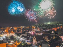 Courtesy photo
The three-day long residence fest in Kichheimbolanden closes out with a fireworks display at 10:30 p.m. Monday.