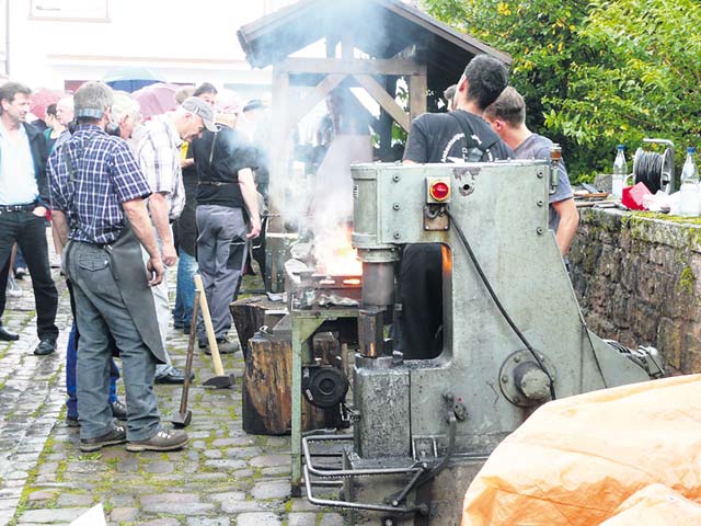 Various smiths will present their skills during Trippstadt’s charcoal burners’ fest Saturday and Sunday.