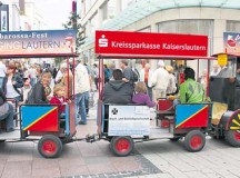 Courtesy photo of the City of Kaiserslautern
Barbarossa fest continues 
Kaiserslautern’s Barbarossa fest, “Swinging Lautern,” continues today and Saturday in the center of town. The event features an international musical program, children’s activities, fashion shows, a vehicle display, special activities presented by the shops and food specialties. The U.S. Air Forces in Europe Band Wings of Dixie will play from noon to 3 p.m. today in front of Stiftskirche and the Ambassadors band will entertain the audience from 3 to 6 p.m. Saturday on the stage on Schillerplatz. Children can get free rides on a kiddie train, jump in a bouncy castle and get their faces painted. For more information, visit www.werbegemeinschaft-kl.de.