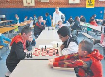 More than 30 students from first grade to seniors participated in the first chess tournament Oct. 5 at Landstuhl Elementary Middle School. The tournament was sponsored by LEMS and its Parent Teacher Student Association. First place winners were Blake Webb of LEMS, Nicholas Morris of LEMS and Bobby Austin of Kaiserslautern Elementary School. Other first place winners were Aiden Schulke of KES, Neila Rae Mangiliman of Ramstein Intermediate School, Brodie Case of Baumholder Middle School, and Katheen Julca of Kaiserslautern Middle School. KES will sponsor the next district wide tournament Jan. 9, 2016. If interested in having a chess club at school and for more information, contact Jack Woodfork at Jack.Woodfork@eu.dodea.edu.