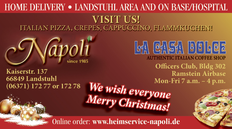 Napoli Pizzeria Christmas Shopping