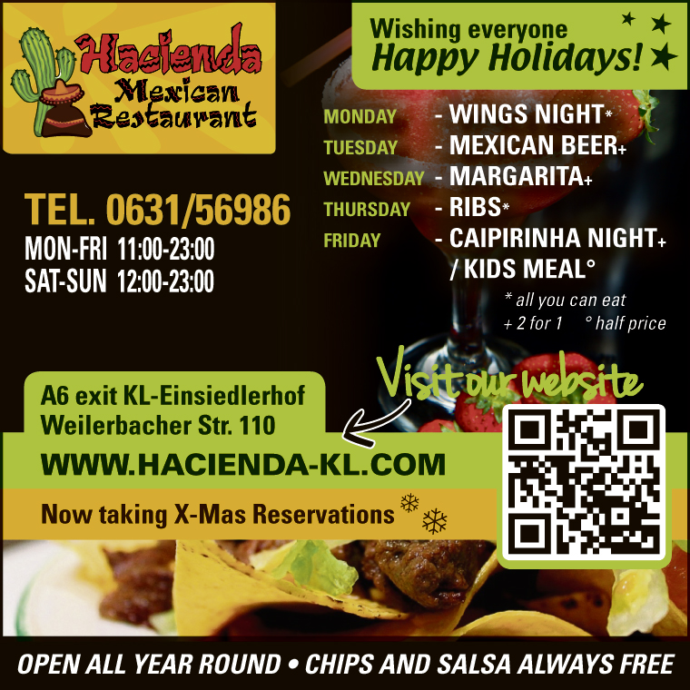 Hacienda Mexican Restaurant Christmas Shopping