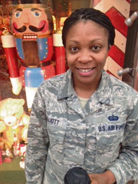 Tech. Sgt.Trimeka Elliott “Every year, we gather as a big family, aunts and uncles and cousins even. We take turns getting the position of honor as ‘Santa,’ handing out presents and making sure everyone gets their turn.”